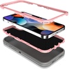 image:imageMXX Heavy Duty Made for iPhone 15 pro Case with Tempered Glass Screen Camera Lens Protector 3Layer Full Body Protection Shockproof Dustproof Cover for 15 pro Phone Case 61 AquaLight PinkGrayLight Pink
