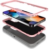 image:imageMXX Heavy Duty Made for iPhone 15 pro Case with Tempered Glass Screen Camera Lens Protector 3Layer Full Body Protection Shockproof Dustproof Cover for 15 pro Phone Case 61 AquaLight PinkGrayLight Pink