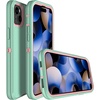image:imageMXX Heavy Duty Made for iPhone 15 pro Case with Tempered Glass Screen Camera Lens Protector 3Layer Full Body Protection Shockproof Dustproof Cover for 15 pro Phone Case 61 AquaLight PinkAquaLight Pink