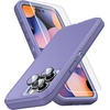 image:imageMXX Heavy Duty Made for iPhone 15 pro Case with Tempered Glass Screen Camera Lens Protector 3Layer Full Body Protection Shockproof Dustproof Cover for 15 pro Phone Case 61 AquaLight PinkLight Purple