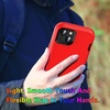 image:imageMXX Heavy Duty Made for iPhone 15 pro Case with Tempered Glass Screen Camera Lens Protector 3Layer Full Body Protection Shockproof Dustproof Cover for 15 pro Phone Case 61 AquaLight PinkRedBlack