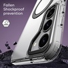 image:imageMXX Slim Design Samsung Galaxy s24 Ultra case with Builtin 360 Rotating Ring Stand Compatible with MagSafe Transparent Back Cover PurpleBlack