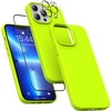 image:imageMXX for iPhone 13 pro Max Case  Soft Silicone Case with Screen Protector and Camera Lens Protector  Microfiber Lining AntiScratch Fullbody Protective Made for 13 pro Max Phone Case 67Fluorescent Yellow