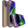 image:imageMXX for iPhone 13 pro Max Case  Soft Silicone Case with Screen Protector and Camera Lens Protector  Microfiber Lining AntiScratch Fullbody Protective Made for 13 pro Max Phone Case 67Light Coffee