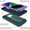 image:imageMXX for iPhone 13 pro Max Case  Soft Silicone Case with Screen Protector and Camera Lens Protector  Microfiber Lining AntiScratch Fullbody Protective Made for 13 pro Max Phone Case 67Midnight Green