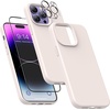 image:imageMXX for iPhone 13 pro Max Case  Soft Silicone Case with Screen Protector and Camera Lens Protector  Microfiber Lining AntiScratch Fullbody Protective Made for 13 pro Max Phone Case 67Rock Gray