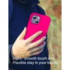 image:imageMXX for iPhone 13 pro Max Case  Soft Silicone Case with Screen Protector and Camera Lens Protector  Microfiber Lining AntiScratch Fullbody Protective Made for 13 pro Max Phone Case 67Hot Pink