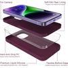 image:imageMXX for iPhone 13 pro Max Case  Soft Silicone Case with Screen Protector and Camera Lens Protector  Microfiber Lining AntiScratch Fullbody Protective Made for 13 pro Max Phone Case 67Wine Red