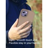 image:imageMXX for iPhone 13 pro Max Case  Soft Silicone Case with Screen Protector and Camera Lens Protector  Microfiber Lining AntiScratch Fullbody Protective Made for 13 pro Max Phone Case 67Light Coffee