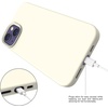 image:imageMXX for iPhone 13 pro Max Case  Soft Silicone Case with Screen Protector and Camera Lens Protector  Microfiber Lining AntiScratch Fullbody Protective Made for 13 pro Max Phone Case 67Antique White