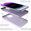 image:imageMXX for iPhone 13 pro Max Case  Soft Silicone Case with Screen Protector and Camera Lens Protector  Microfiber Lining AntiScratch Fullbody Protective Made for 13 pro Max Phone Case 67Lilac