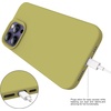 image:imageMXX for iPhone 13 pro Max Case  Soft Silicone Case with Screen Protector and Camera Lens Protector  Microfiber Lining AntiScratch Fullbody Protective Made for 13 pro Max Phone Case 67Cardamom Green