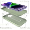 image:imageMXX for iPhone 13 pro Max Case  Soft Silicone Case with Screen Protector and Camera Lens Protector  Microfiber Lining AntiScratch Fullbody Protective Made for 13 pro Max Phone Case 67Copper Green