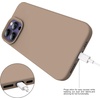 image:imageMXX for iPhone 13 pro Max Case  Soft Silicone Case with Screen Protector and Camera Lens Protector  Microfiber Lining AntiScratch Fullbody Protective Made for 13 pro Max Phone Case 67Light Coffee