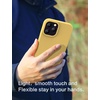 image:imageMXX for iPhone 13 pro Max Case  Soft Silicone Case with Screen Protector and Camera Lens Protector  Microfiber Lining AntiScratch Fullbody Protective Made for 13 pro Max Phone Case 67Yellow