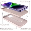 image:imageMXX for iPhone 13 pro Max Case  Soft Silicone Case with Screen Protector and Camera Lens Protector  Microfiber Lining AntiScratch Fullbody Protective Made for 13 pro Max Phone Case 67Morandi Pink