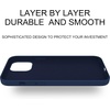 image:imageMXX for iPhone 13 pro Max Case  Soft Silicone Case with Screen Protector and Camera Lens Protector  Microfiber Lining AntiScratch Fullbody Protective Made for 13 pro Max Phone Case 67Navy Blue