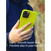 image:imageMXX for iPhone 13 pro Max Case  Soft Silicone Case with Screen Protector and Camera Lens Protector  Microfiber Lining AntiScratch Fullbody Protective Made for 13 pro Max Phone Case 67Fluorescent Yellow