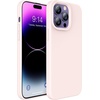 image:imageMXX for iPhone 13 pro Max Case  Soft Silicone Case with Screen Protector and Camera Lens Protector  Microfiber Lining AntiScratch Fullbody Protective Made for 13 pro Max Phone Case 67Morandi Pink