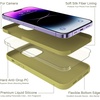 image:imageMXX for iPhone 13 pro Max Case  Soft Silicone Case with Screen Protector and Camera Lens Protector  Microfiber Lining AntiScratch Fullbody Protective Made for 13 pro Max Phone Case 67Cardamom Green