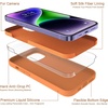 image:imageMXX for iPhone 13 pro Max Case  Soft Silicone Case with Screen Protector and Camera Lens Protector  Microfiber Lining AntiScratch Fullbody Protective Made for 13 pro Max Phone Case 67Kumquat