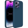 image:imageMXX for iPhone 13 pro Max Case  Soft Silicone Case with Screen Protector and Camera Lens Protector  Microfiber Lining AntiScratch Fullbody Protective Made for 13 pro Max Phone Case 67Cobalt Blue