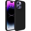 image:imageMXX for iPhone 13 pro Max Case  Soft Silicone Case with Screen Protector and Camera Lens Protector  Microfiber Lining AntiScratch Fullbody Protective Made for 13 pro Max Phone Case 67Black