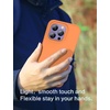 image:imageMXX for iPhone 13 pro Max Case  Soft Silicone Case with Screen Protector and Camera Lens Protector  Microfiber Lining AntiScratch Fullbody Protective Made for 13 pro Max Phone Case 67Kumquat