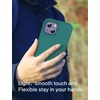 image:imageMXX for iPhone 13 pro Max Case  Soft Silicone Case with Screen Protector and Camera Lens Protector  Microfiber Lining AntiScratch Fullbody Protective Made for 13 pro Max Phone Case 67Dark Green