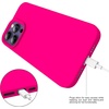 image:imageMXX for iPhone 13 pro Max Case  Soft Silicone Case with Screen Protector and Camera Lens Protector  Microfiber Lining AntiScratch Fullbody Protective Made for 13 pro Max Phone Case 67Hot Pink