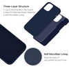 image:imageMXX for iPhone 13 pro Max Case  Soft Silicone Case with Screen Protector and Camera Lens Protector  Microfiber Lining AntiScratch Fullbody Protective Made for 13 pro Max Phone Case 67Navy Blue