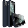 image:imageMXX for iPhone 13 pro Max Case  Soft Silicone Case with Screen Protector and Camera Lens Protector  Microfiber Lining AntiScratch Fullbody Protective Made for 13 pro Max Phone Case 67Navy Blue