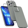 image:imageMXX for iPhone 13 pro Max Case  Soft Silicone Case with Screen Protector and Camera Lens Protector  Microfiber Lining AntiScratch Fullbody Protective Made for 13 pro Max Phone Case 67Gray