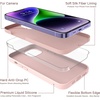 image:imageMXX for iPhone 13 pro Max Case  Soft Silicone Case with Screen Protector and Camera Lens Protector  Microfiber Lining AntiScratch Fullbody Protective Made for 13 pro Max Phone Case 67Sand Pink