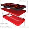 image:imageMXX for iPhone 13 pro Max Case  Soft Silicone Case with Screen Protector and Camera Lens Protector  Microfiber Lining AntiScratch Fullbody Protective Made for 13 pro Max Phone Case 67Red