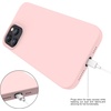image:imageMXX for iPhone 13 pro Max Case  Soft Silicone Case with Screen Protector and Camera Lens Protector  Microfiber Lining AntiScratch Fullbody Protective Made for 13 pro Max Phone Case 67Sand Pink