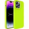 image:imageMXX for iPhone 13 pro Max Case  Soft Silicone Case with Screen Protector and Camera Lens Protector  Microfiber Lining AntiScratch Fullbody Protective Made for 13 pro Max Phone Case 67Fluorescent Yellow