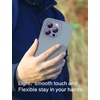 image:imageMXX for iPhone 13 pro Max Case  Soft Silicone Case with Screen Protector and Camera Lens Protector  Microfiber Lining AntiScratch Fullbody Protective Made for 13 pro Max Phone Case 67Lavender Grey