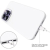 image:imageMXX for iPhone 13 pro Max Case  Soft Silicone Case with Screen Protector and Camera Lens Protector  Microfiber Lining AntiScratch Fullbody Protective Made for 13 pro Max Phone Case 67White