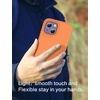 image:imageMXX for iPhone 13 pro Max Case  Soft Silicone Case with Screen Protector and Camera Lens Protector  Microfiber Lining AntiScratch Fullbody Protective Made for 13 pro Max Phone Case 67Kumquat