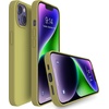 image:imageMXX for iPhone 13 pro Max Case  Soft Silicone Case with Screen Protector and Camera Lens Protector  Microfiber Lining AntiScratch Fullbody Protective Made for 13 pro Max Phone Case 67Cardamom Green