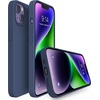image:imageMXX for iPhone 13 pro Max Case  Soft Silicone Case with Screen Protector and Camera Lens Protector  Microfiber Lining AntiScratch Fullbody Protective Made for 13 pro Max Phone Case 67Midnight Blue