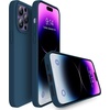 image:imageMXX for iPhone 13 pro Max Case  Soft Silicone Case with Screen Protector and Camera Lens Protector  Microfiber Lining AntiScratch Fullbody Protective Made for 13 pro Max Phone Case 67Cobalt Blue