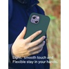 image:imageMXX for iPhone 13 pro Max Case  Soft Silicone Case with Screen Protector and Camera Lens Protector  Microfiber Lining AntiScratch Fullbody Protective Made for 13 pro Max Phone Case 67Midnight Green