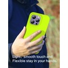 image:imageMXX for iPhone 13 pro Max Case  Soft Silicone Case with Screen Protector and Camera Lens Protector  Microfiber Lining AntiScratch Fullbody Protective Made for 13 pro Max Phone Case 67Fluorescent Yellow