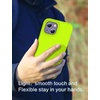 image:imageMXX for iPhone 13 pro Max Case  Soft Silicone Case with Screen Protector and Camera Lens Protector  Microfiber Lining AntiScratch Fullbody Protective Made for 13 pro Max Phone Case 67Fluorescent Yellow