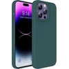image:imageMXX for iPhone 13 pro Max Case  Soft Silicone Case with Screen Protector and Camera Lens Protector  Microfiber Lining AntiScratch Fullbody Protective Made for 13 pro Max Phone Case 67Midnight Green