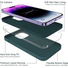 image:imageMXX for iPhone 13 pro Max Case  Soft Silicone Case with Screen Protector and Camera Lens Protector  Microfiber Lining AntiScratch Fullbody Protective Made for 13 pro Max Phone Case 67Midnight Green