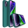 image:imageMXX for iPhone 13 pro Max Case  Soft Silicone Case with Screen Protector and Camera Lens Protector  Microfiber Lining AntiScratch Fullbody Protective Made for 13 pro Max Phone Case 67Dark Green