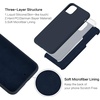 image:imageMXX for iPhone 13 pro Max Case  Soft Silicone Case with Screen Protector and Camera Lens Protector  Microfiber Lining AntiScratch Fullbody Protective Made for 13 pro Max Phone Case 67Navy Blue